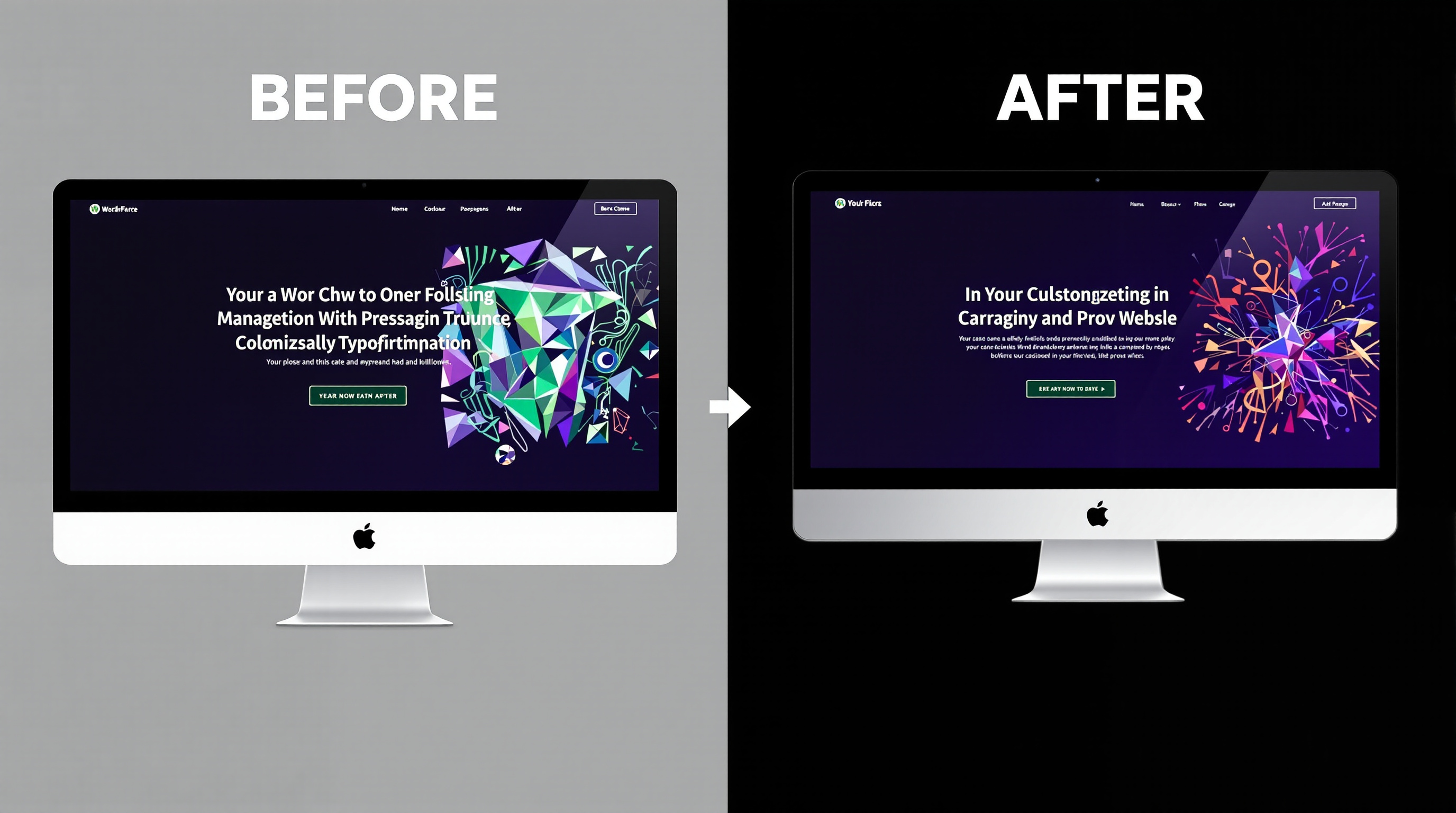 WordPress theme installation process